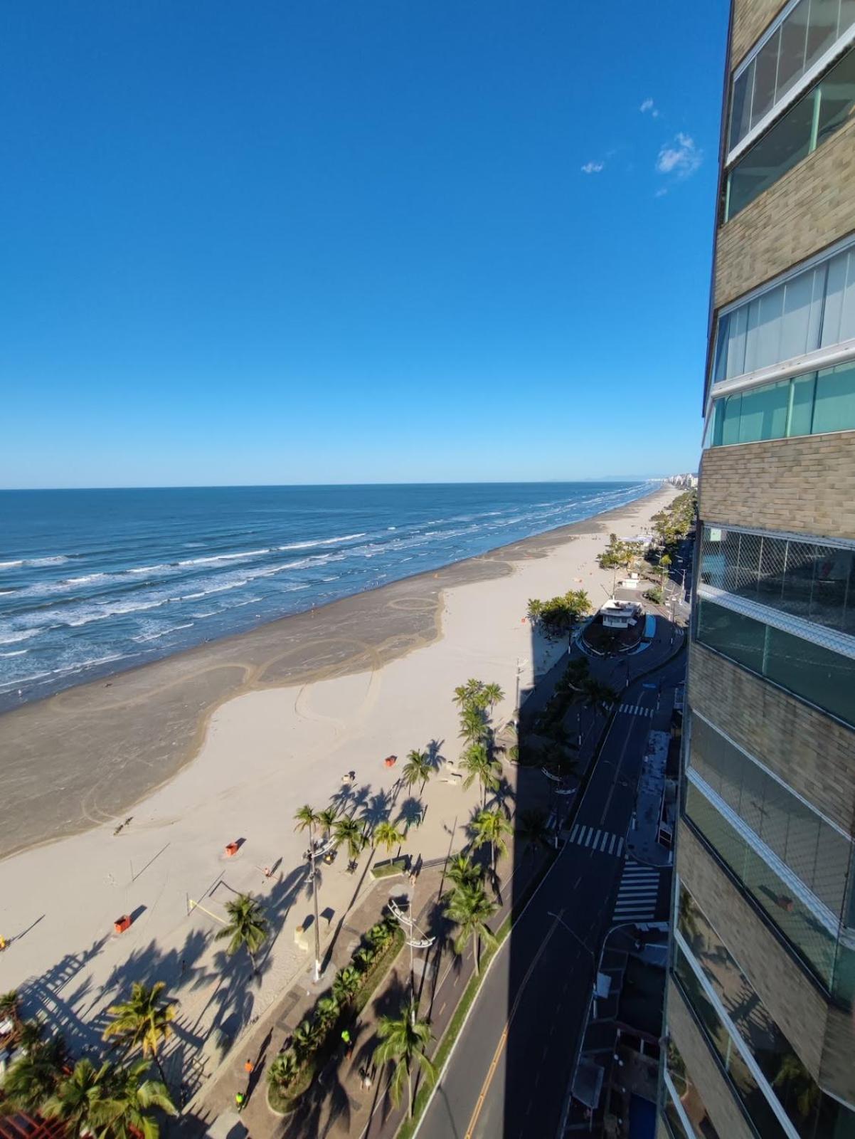 Apartamento Kitnet Pe Na Areia Praia Ocian Praia Grande  Ngoại thất bức ảnh