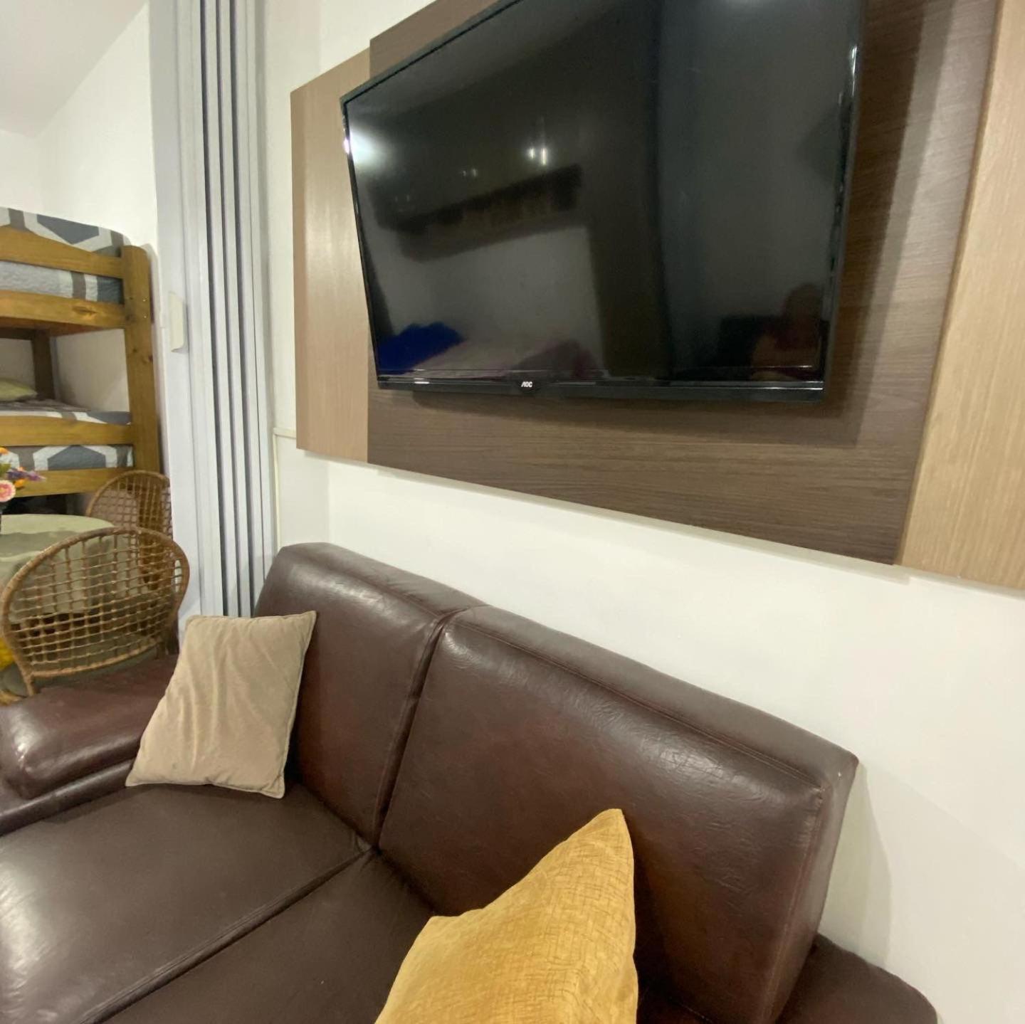 Apartamento Kitnet Pe Na Areia Praia Ocian Praia Grande  Ngoại thất bức ảnh