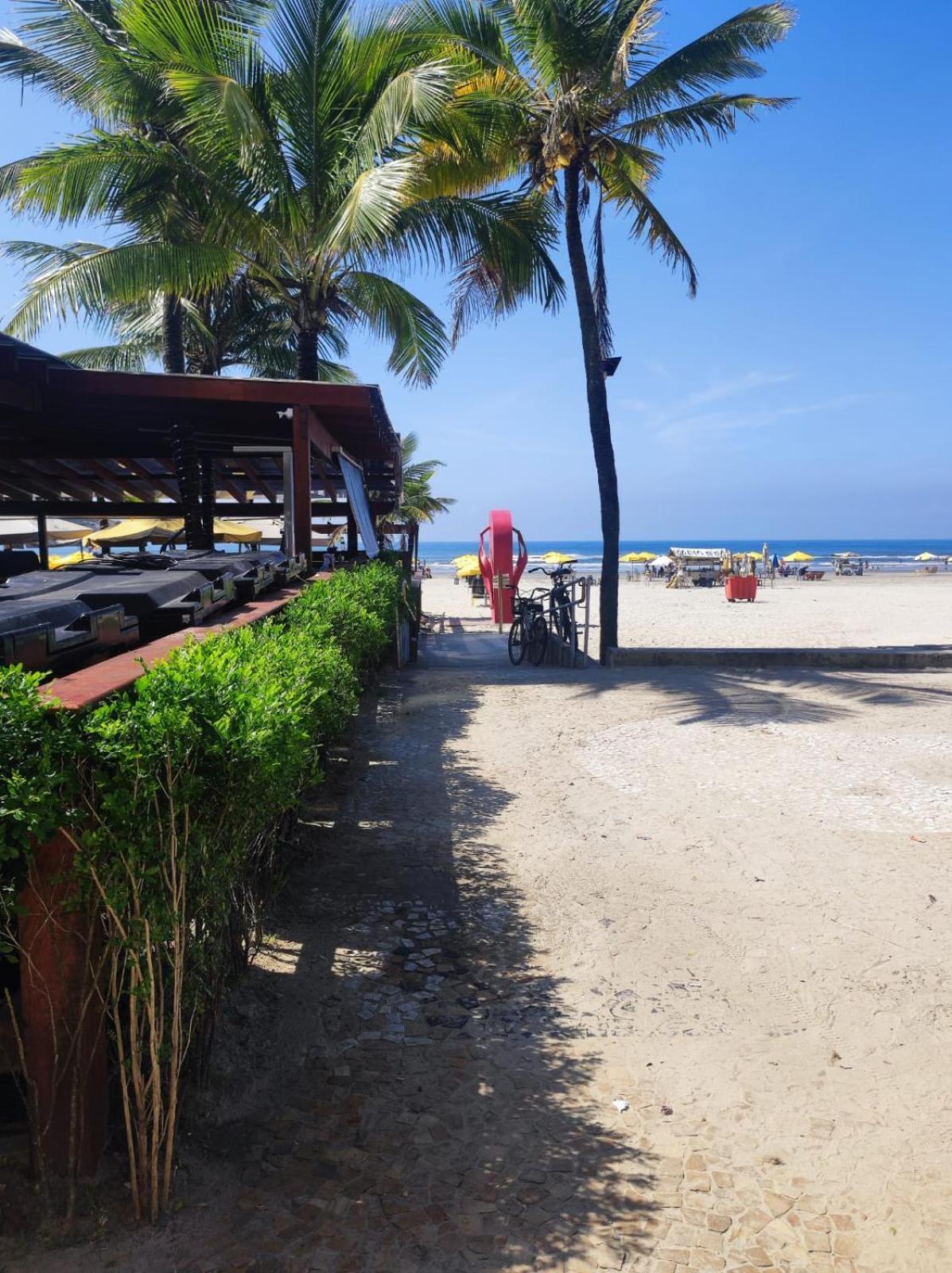 Apartamento Kitnet Pe Na Areia Praia Ocian Praia Grande  Ngoại thất bức ảnh