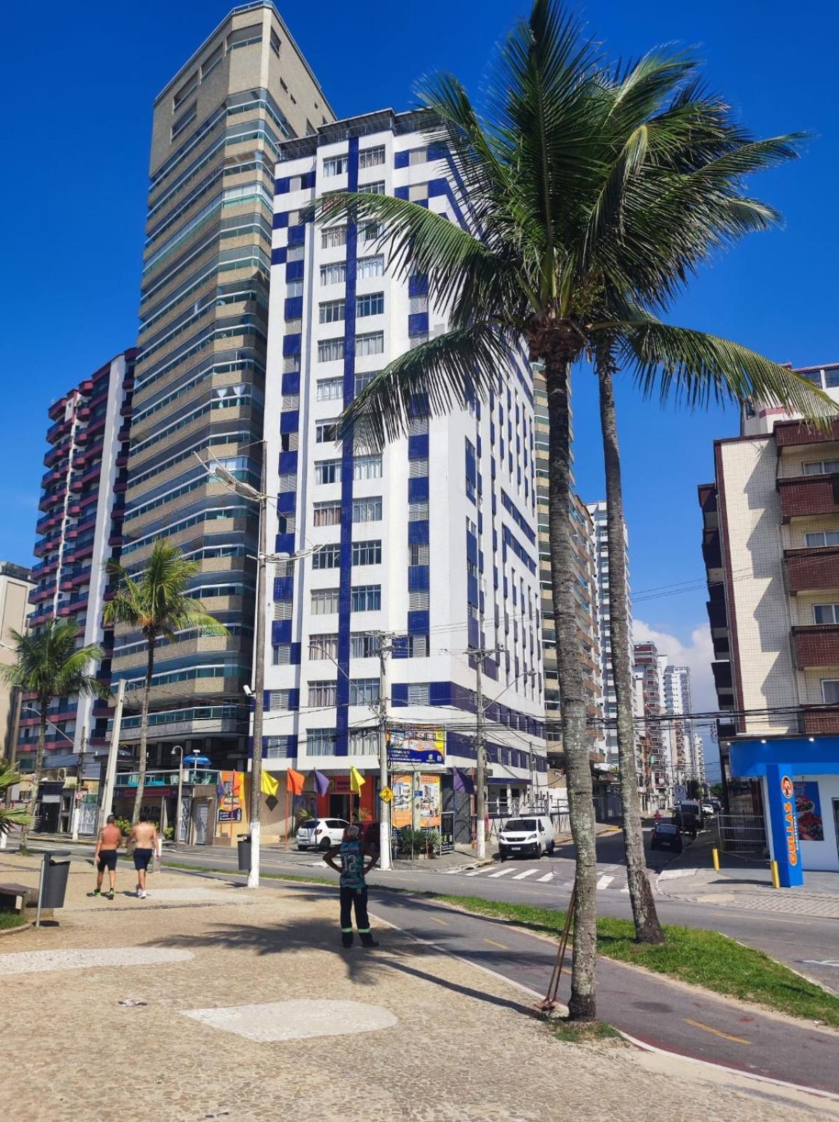 Apartamento Kitnet Pe Na Areia Praia Ocian Praia Grande  Ngoại thất bức ảnh