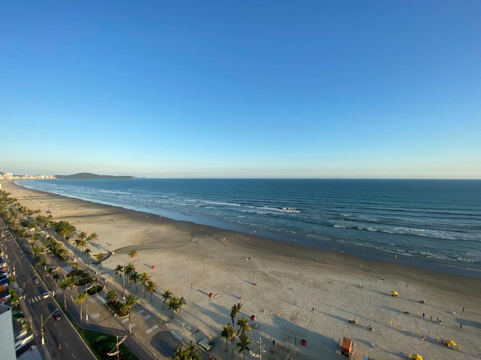 Apartamento Kitnet Pe Na Areia Praia Ocian Praia Grande  Ngoại thất bức ảnh