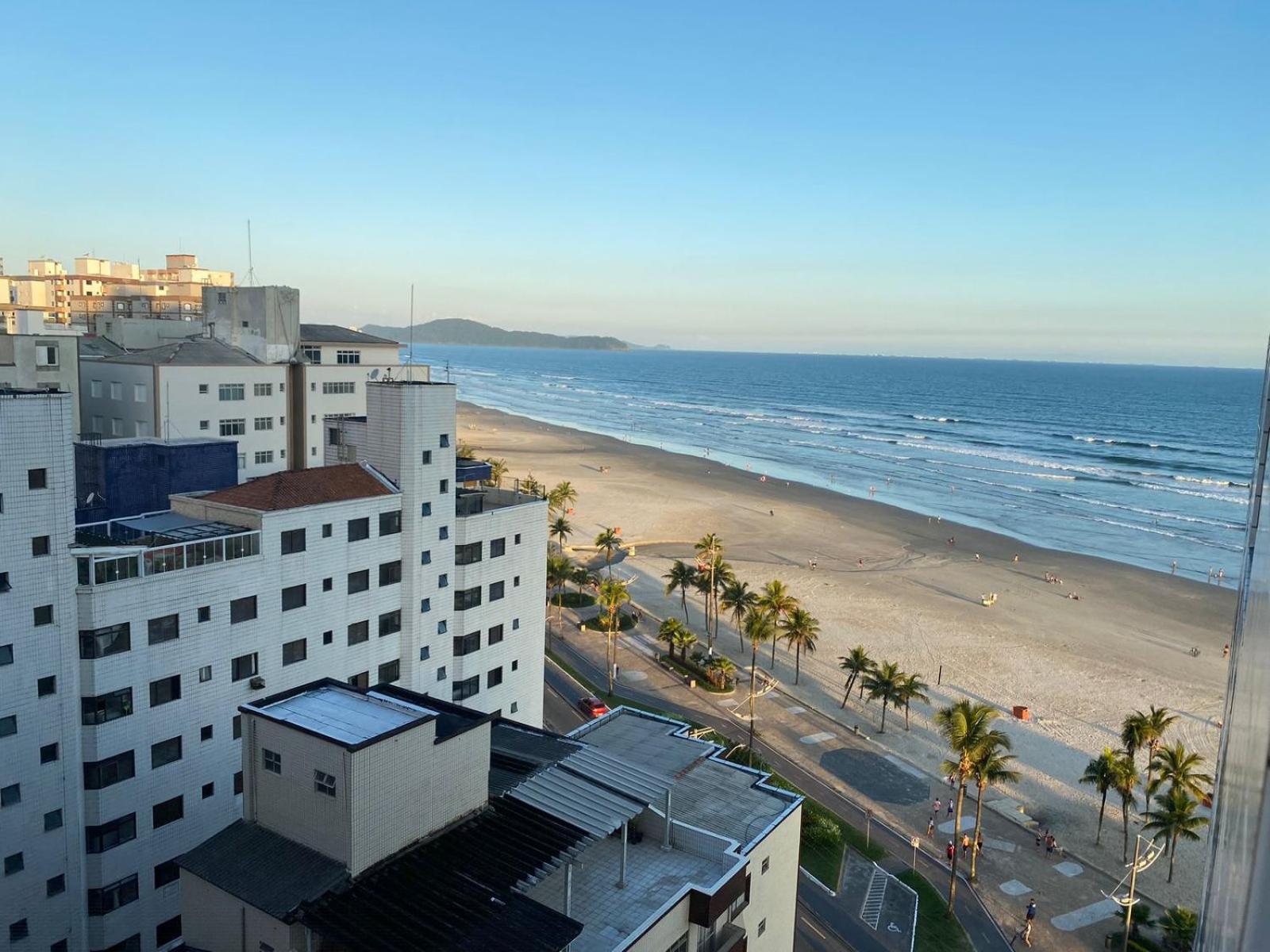 Apartamento Kitnet Pe Na Areia Praia Ocian Praia Grande  Ngoại thất bức ảnh